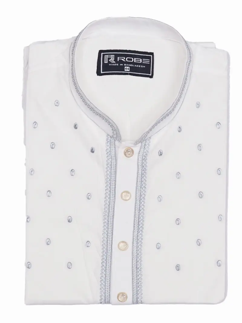 Exclusive Embroidery Dhuti Panjabi