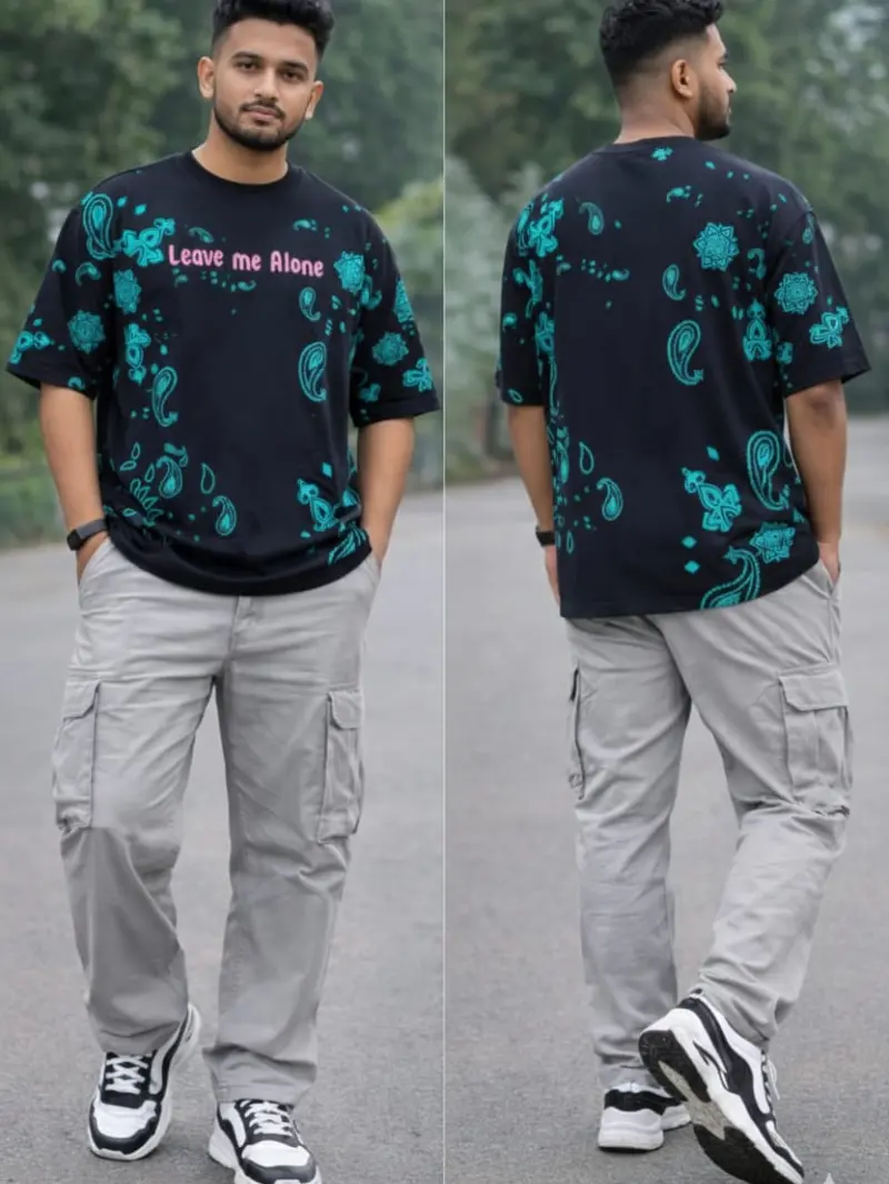 Cotton Drop-Shoulder T-Shirts