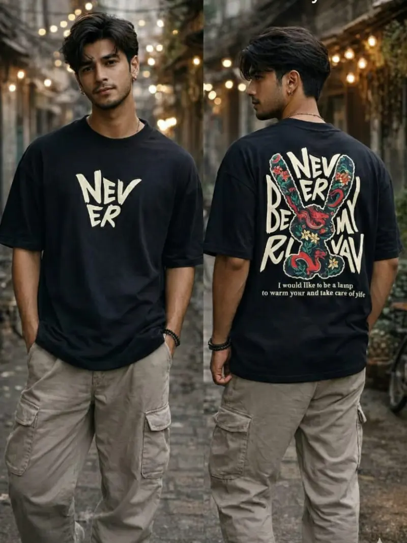 Cotton Drop-Shoulder T-Shirts