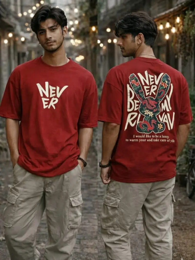 Cotton Drop-Shoulder T-Shirts